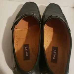Bally Ruvera Men\'s Navy Blue Leather Dress Loafers Bally | Shoes | Bally Mens Ruvera Leather Loafers Shoes Size  main image 4
